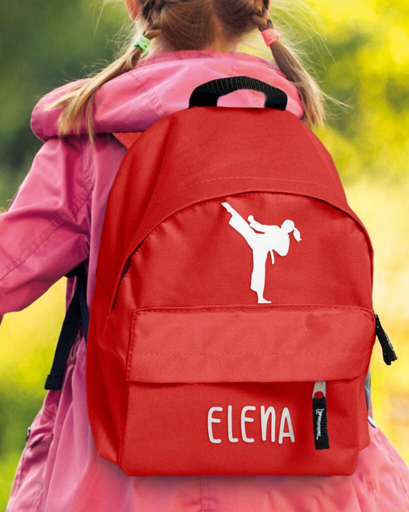 zaino-scuola-bambina-sport-karate-rosso-personalizzabile02