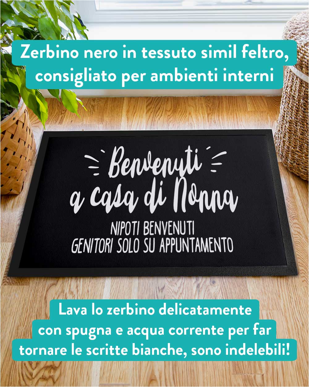 Ciao zucca benvenuto divertente zerbino carino zerbino benvenuto amici zerbino  divertente zerbino nuovo zerbino di casa - AliExpress