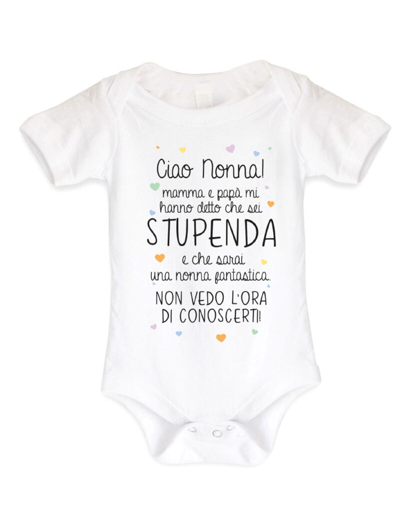 MoonWorks® Body Neonato Manica Corta In Cotone Biologico – "Born To Rock" Nero, Taglia 6-12 Mesi