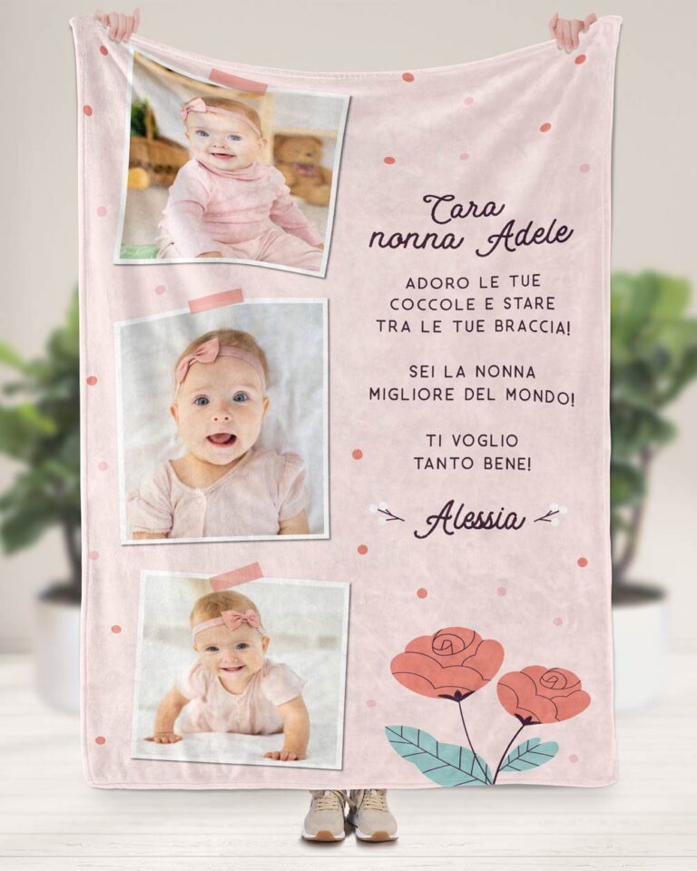 Coperta Personalizzata Con Foto - Regalo Unico Per Compleanni E Ricordi