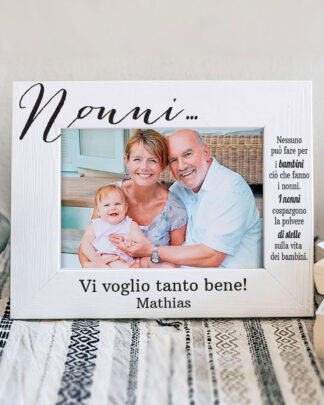 Cornice con foto Personalizzata nessuno ti vuole tanto bene come