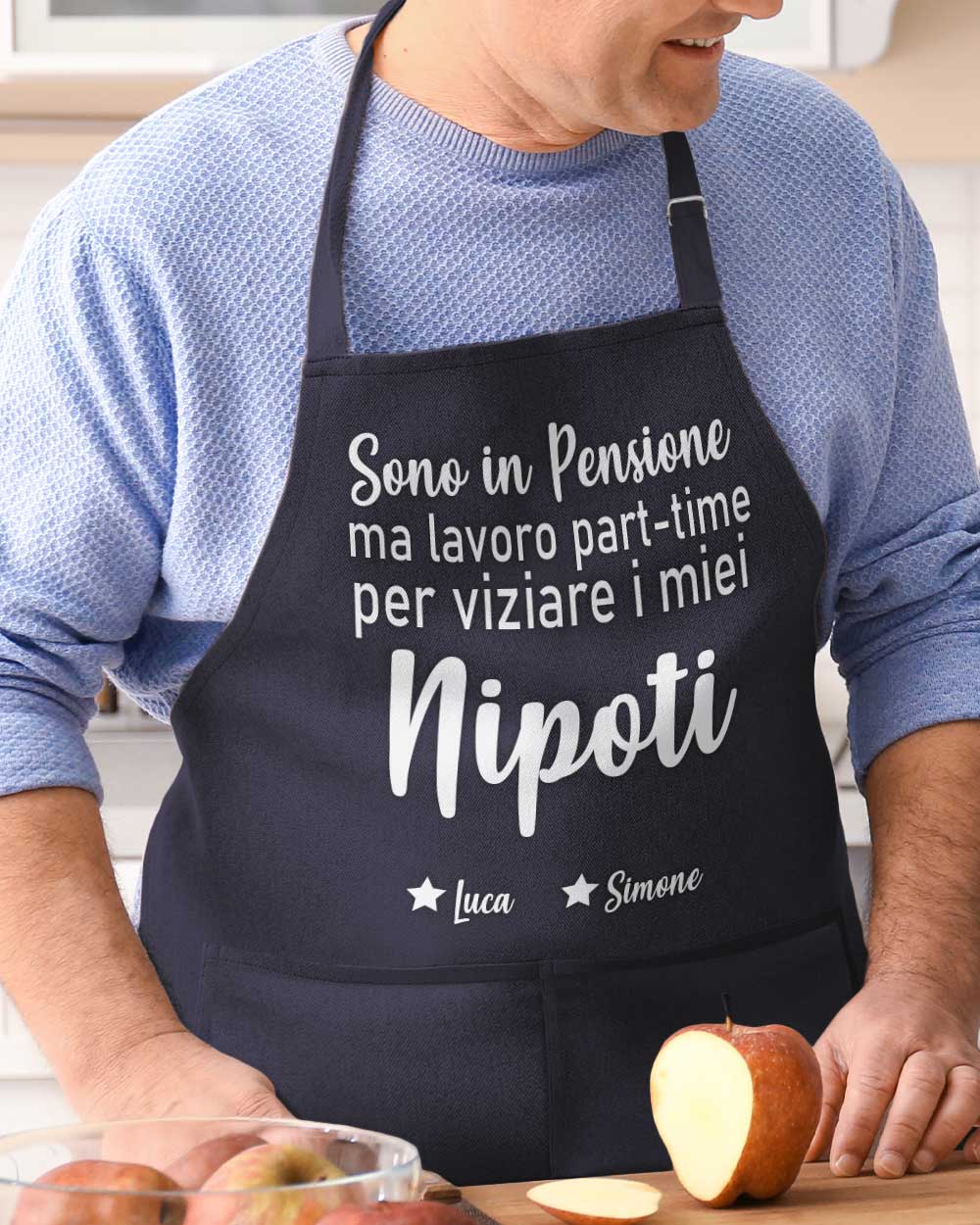 Grembiule Da Cucina Idea Regalo Festa Dei Nonni Se nonno non può  Aggiustarlo