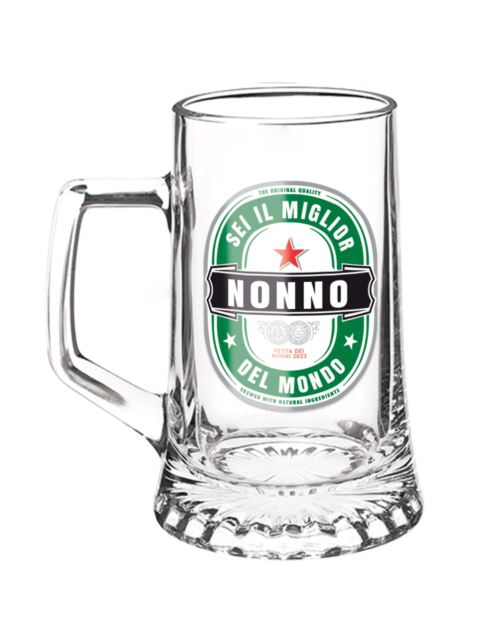 Tazza Personalizzata 'Miglior Nonno Del Mondo' Con Foto - Pagma, 330ml, Ceramica, Stampata In Germania