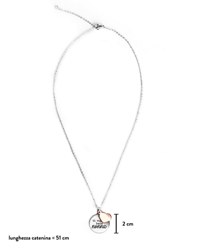 Sagapo Completo Donna Collana Lunga E Bracciale Ti Voglio Bene Nonna Shac6 Shac11 Sha390 Sagapo Gioielli Happy 148036