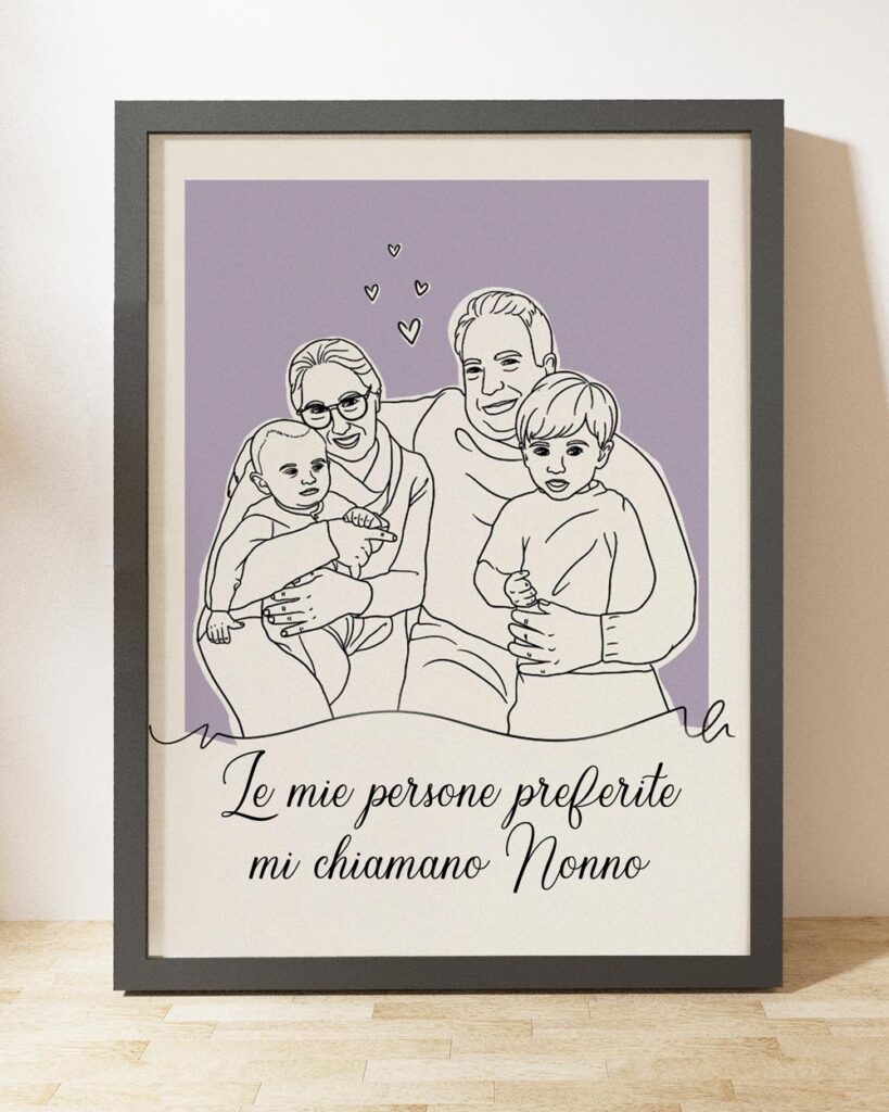 illustrazione-ritratto-nonni-nipoti-idea-festa-dei-nonni