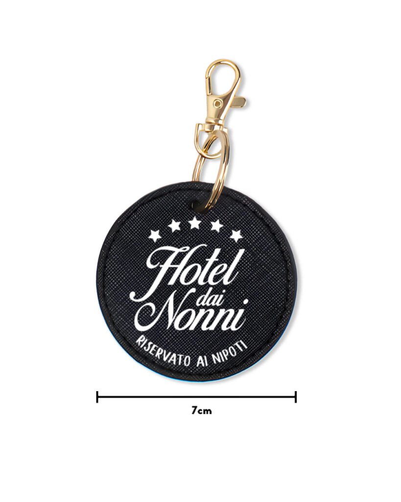Portachiavi Personalizzato Per Nonna – Frasi D'Amore Con Fiorellini, Regalo Originale Per Festa Dei Nonni E Compleanno
