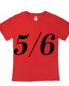T shirt Rossa 5-6 anni € 0,00