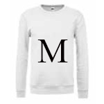 Maglia Unisex a Maniche Lunghe Bianco M