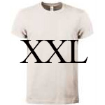 T shirt UNISEX Bianco Sporco XXL