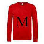 Maglia Unisex a Maniche Lunghe Rosso M