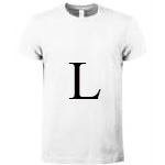 T shirt UNISEX Bianco L € 0,00