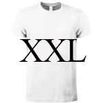 T shirt UNISEX Bianco XXL € 0,00