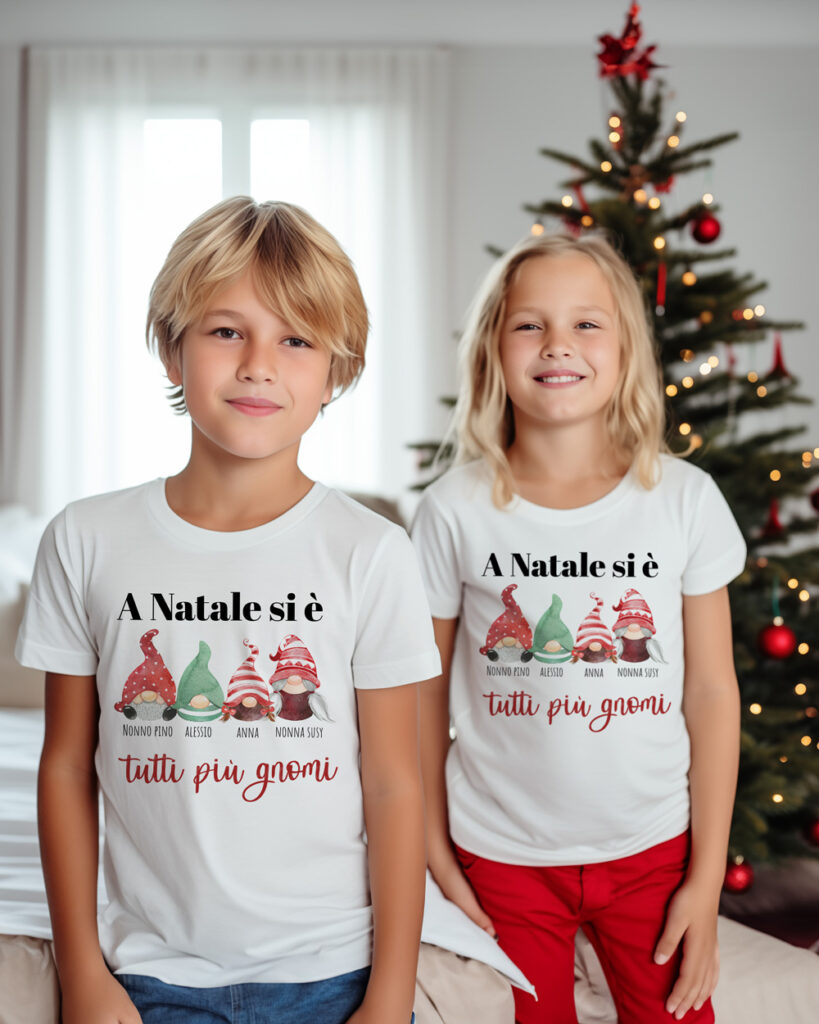 Maglietta Natalizia Donna Con Albero Di Natale Stampato – Divertente Christmas Top A Maniche Corte, Girocollo Morbido (Taglie S-XXL)