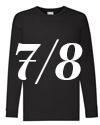 ESAURITO --- Maglia Manica Lunga Nera 7-8 anni +€ 2,00