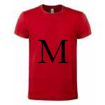 T shirt UNISEX Rosso M