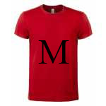 T shirt UNISEX Rosso M € 0,00