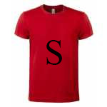 T shirt UNISEX Rosso S