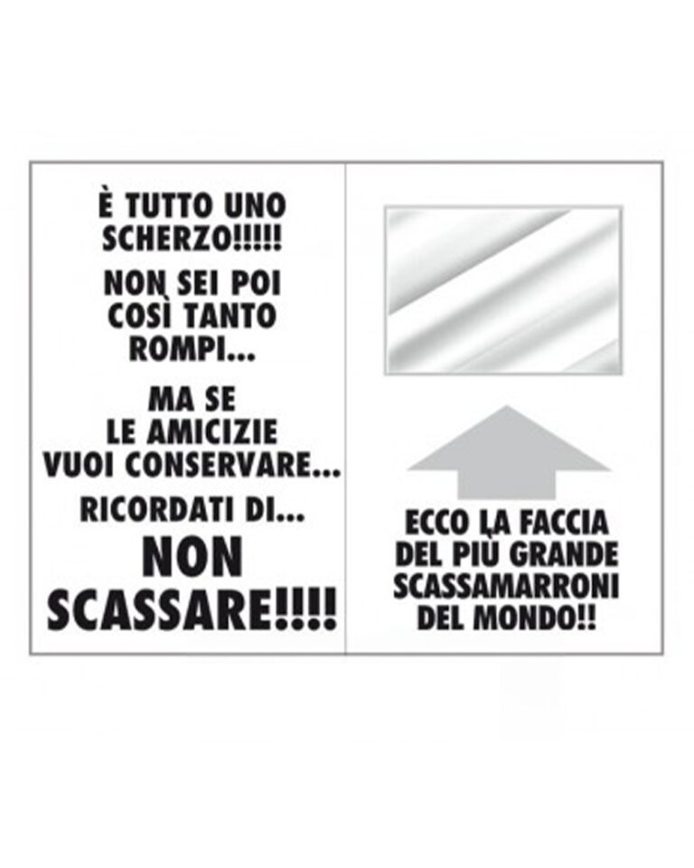 Scatola Regalo Johiux 'Nix' - Regalo Divertente Per Chi Non Vuole Nulla, In Legno, Riutilizzabile