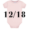 Body 12-18 rosa baby