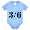 Body 3-6 azzurro baby