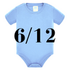 Body 6-12 AZZURRO BABY