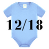 Body 12-18 azzurro baby