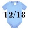 Body 12-18 AZZURRO BABY