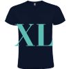 T-SHIRT UOMO BLU NAVY XL