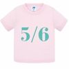 5/6 ANNI TSHIRT BAMBINO ROSA CHIARO