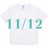 11/12 ANNI TSHIRT BAMBINO BIANCA