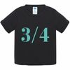 3/4 ANNI TSHIRT BAMBINO NERA