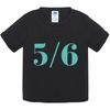 5/6 ANNI TSHIRT BAMBINO NERA