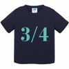 3/4 ANNI TSHIRT BAMBINO BLU NAVY