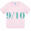 9/10 ANNI TSHIRT BAMBINO ROSA CHIARO