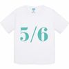 5/6 ANNI TSHIRT BAMBINO BIANCA