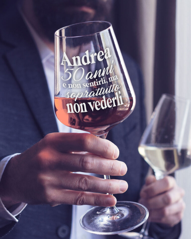 Mr. Wonderful - Bicchiere Ballon - It's Gin O'clock - Bicchiere Ballon Con Messaggio - Realizzato In Vetro - Capacità: 70 Cl - Foto 6