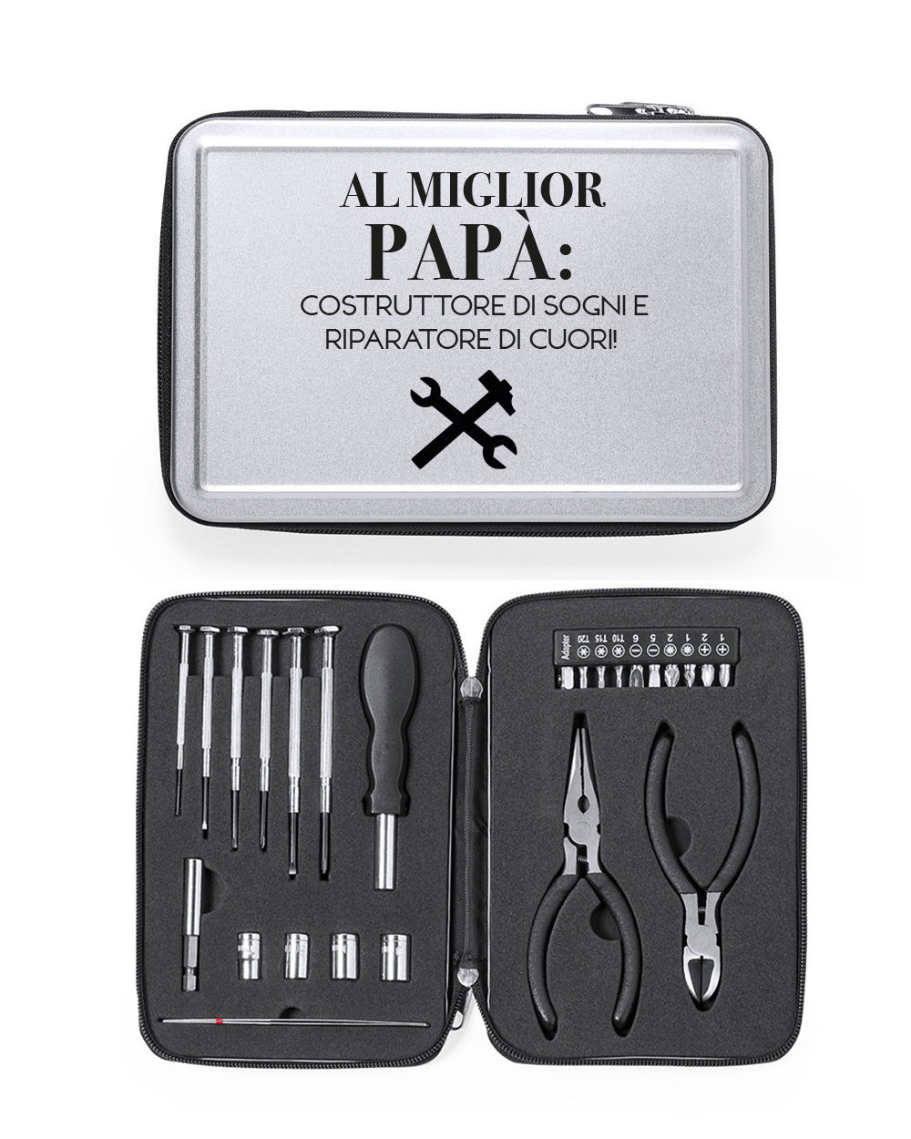 Tela Personalizzata "Da Madre A Figlio - Regalo Per La Festa Del Papà - Foto 9