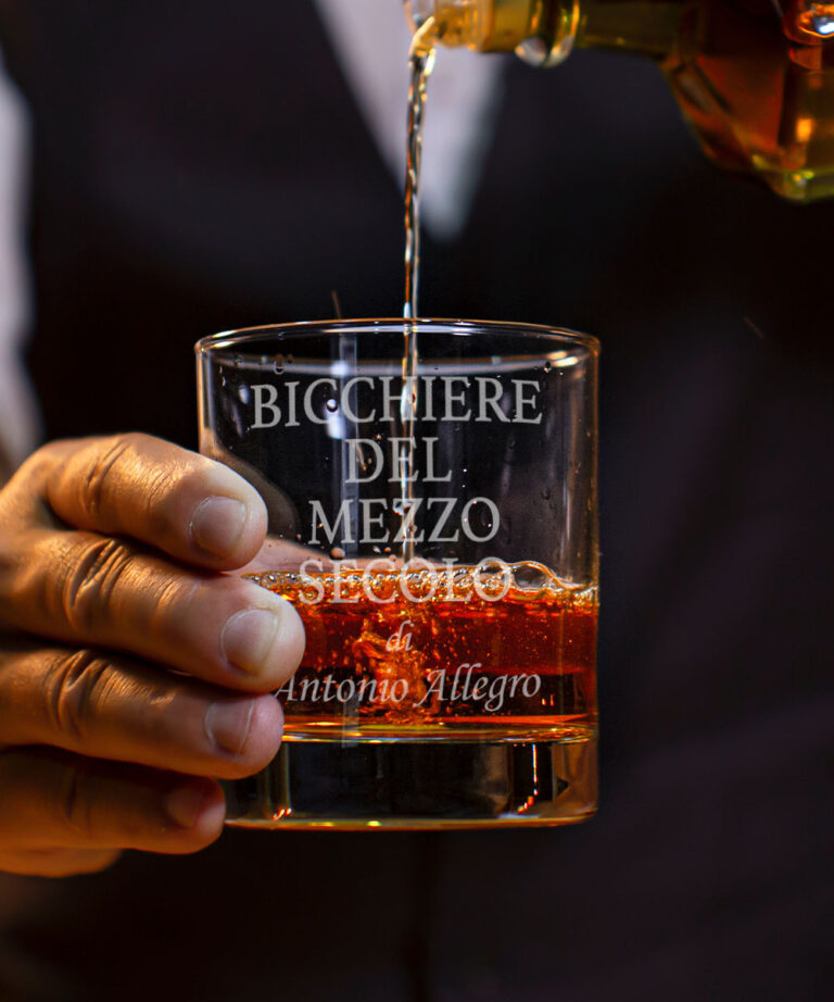Bicchiere da whisky 315 ml con incisione personalizzata - idea regalo per uomo - per whisky, scotch e bourbon - bicchiere di cristallo per bere - Italia