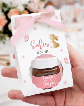Vasetti Mini Nutella Personalizzati Bomboniera