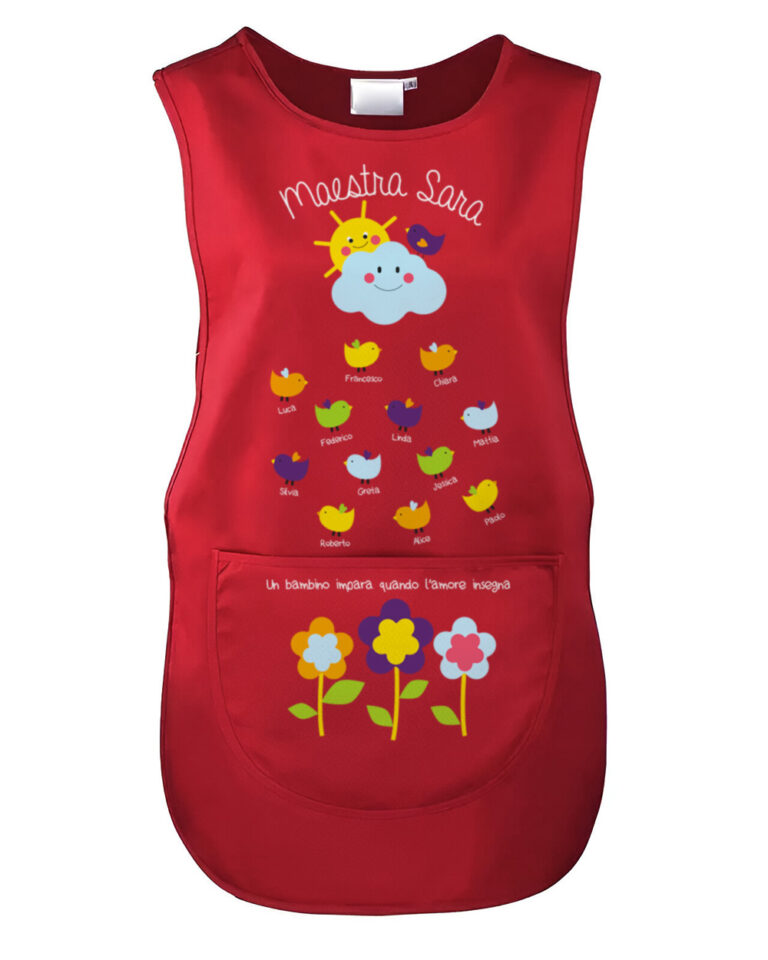 Smooffly Grembiule Unisex Con Farfalle E Animali – Impermeabile, Regolabile, 79x68 Cm – Per Cucina, Giardinaggio, Hobby - 3