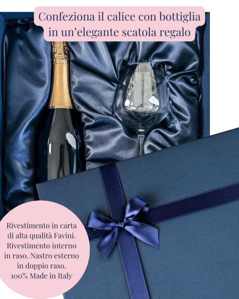 Bicchiere Flute 18 Anni In Vetro Con Glitter Oro - Idea Regalo Per Festa Di Compleanno - Foto 8