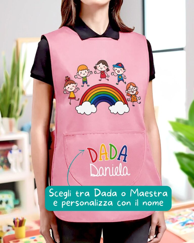 INDIGOS UG - grembiule – testo personalizzato – foto