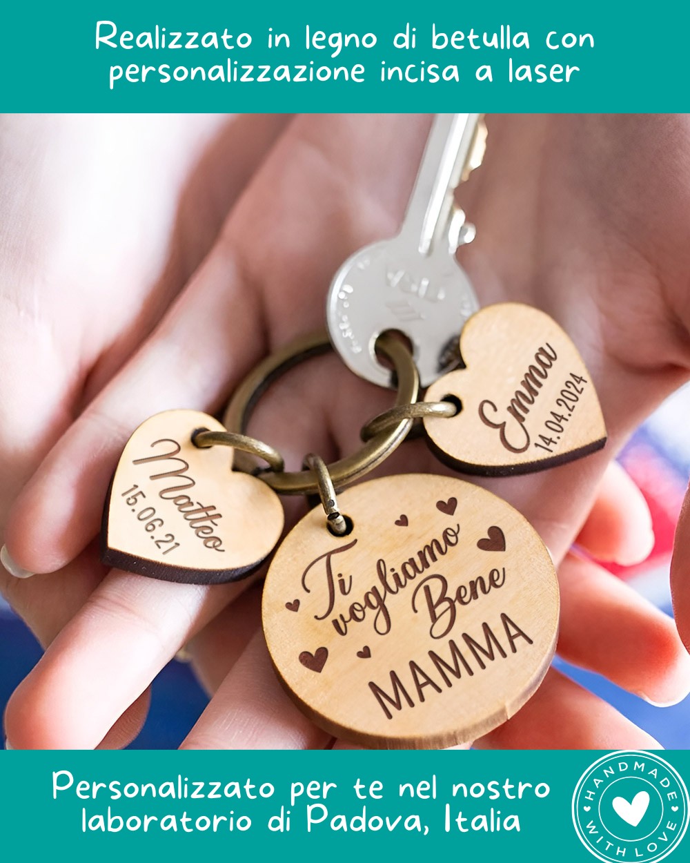 portachiavi-legno-personalizzato-mamma-incisione-laser-realizzazione-padova
