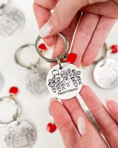 Portachiavi Maestra Personalizzato Regalo
