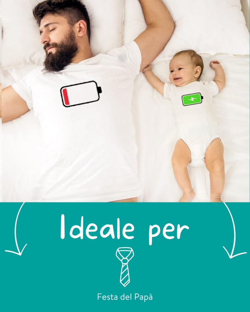 Maglietta Personalizzata Papà Con Nomi E Anno Di Nascita Dei Figli - Regalo Festa Del Papà, Compleanno, Uomo