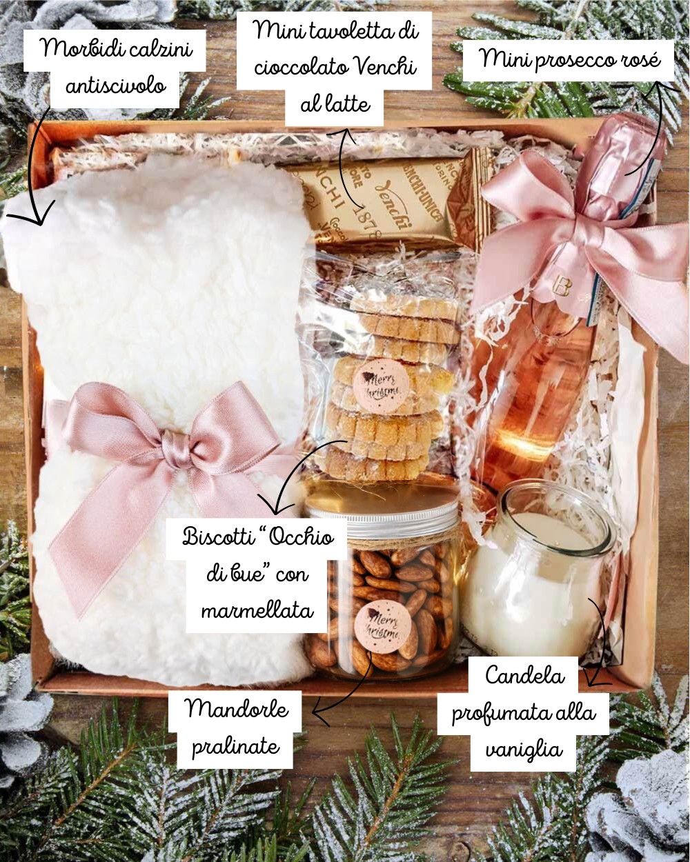 pajoma® Set di 6 mini candele profumate di Natale – edizione