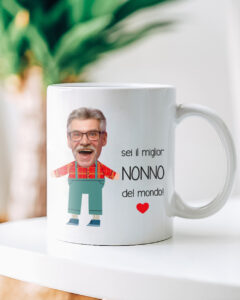 Tazza Commemorativa "In Memory Of Grandpa" 425 Ml – Un Pensiero Che Scalda Il Cuore Per Ricordare Il Nonno