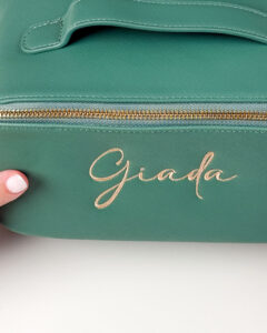 LEcylankEr Beauty Case Donna Grande, Borsa Cosmetica A Doppio Strato Portatile, Pochette Trucchi Da Viaggio Con Scomparti Multipli, Beauty Case Trucchi Impermeabile Di Grande Capacità (Marrone - Foto 3