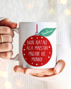 Tazza Personalizzata New Indastria Con Nome Rachele – Ceramica, Lavabile In Lavastoviglie, Microonde, Made In Italy
