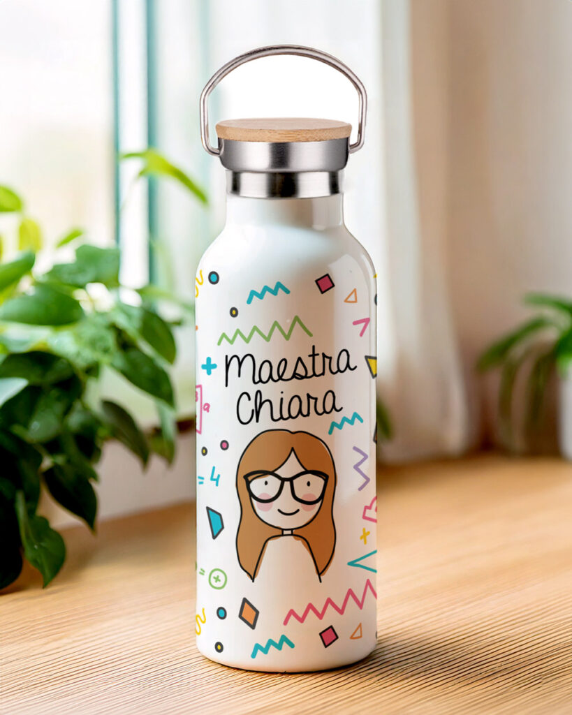 Tazza Personalizzata Per Maestra Con Nome: Regalo Di Ringraziamento Unico E Fatto In Italia Per La Fine Dell'anno Scolastico - 3
